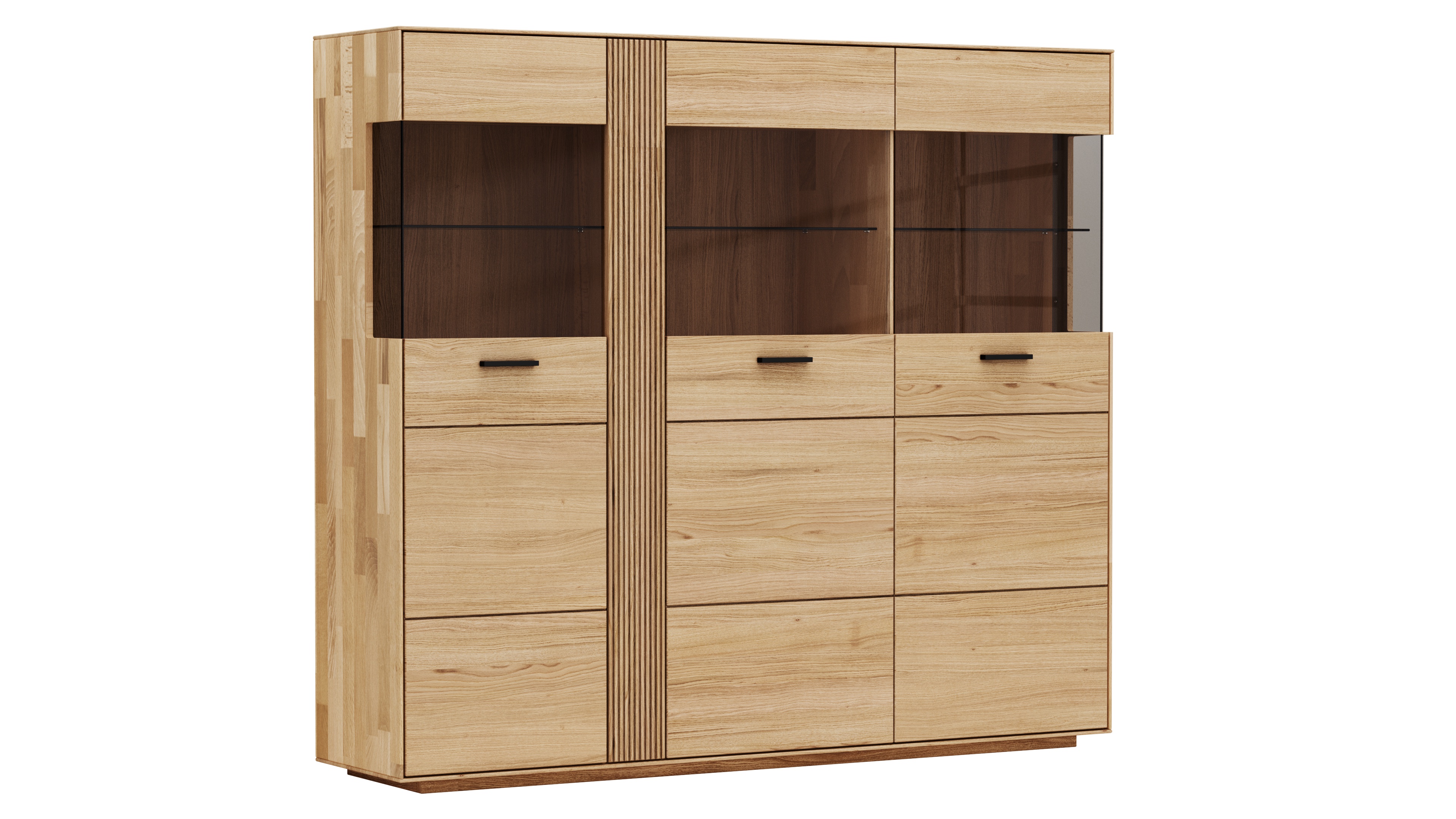 Highboard Estana - Eiche massiv, legno 3028233