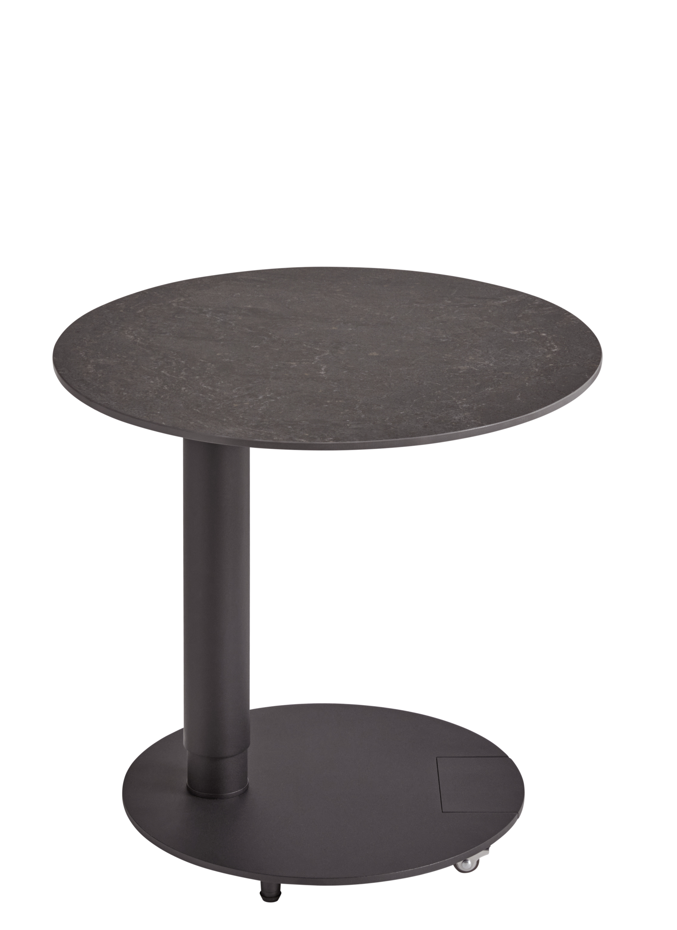 Beistelltisch Camas - LBH ca. 50x50x48 cm, Keramik schwarz 9154559