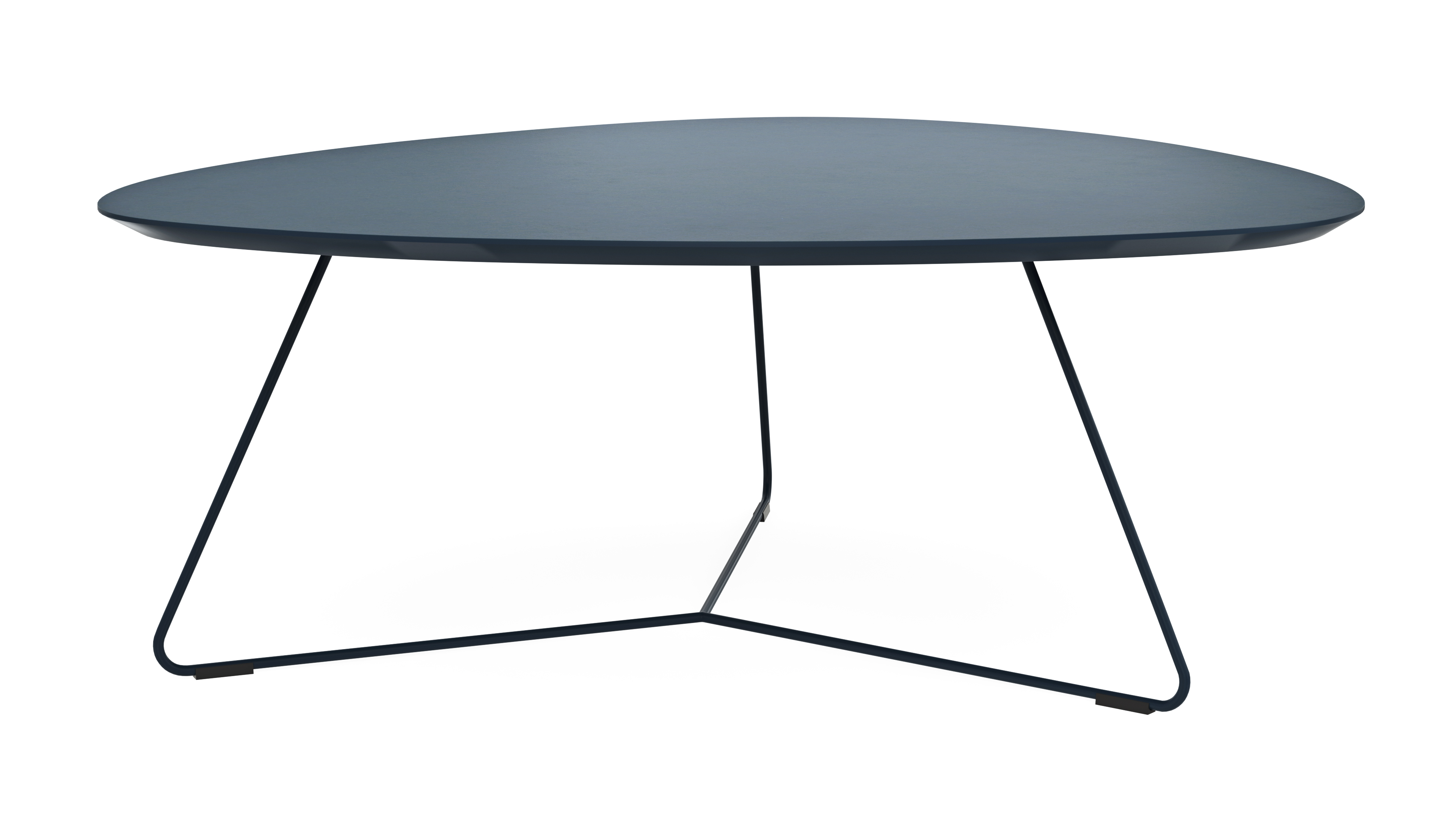 Couchtisch Fano - LBH ca. 96x86x38 cm, Fenix, Dunkelblau 3027481