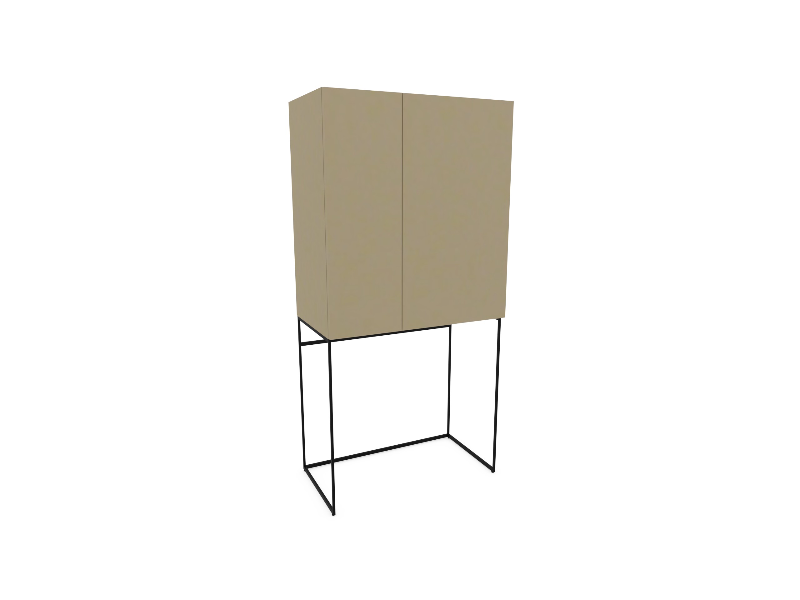 Barschrank 3900 - Lack matt, Goldfarben 109275