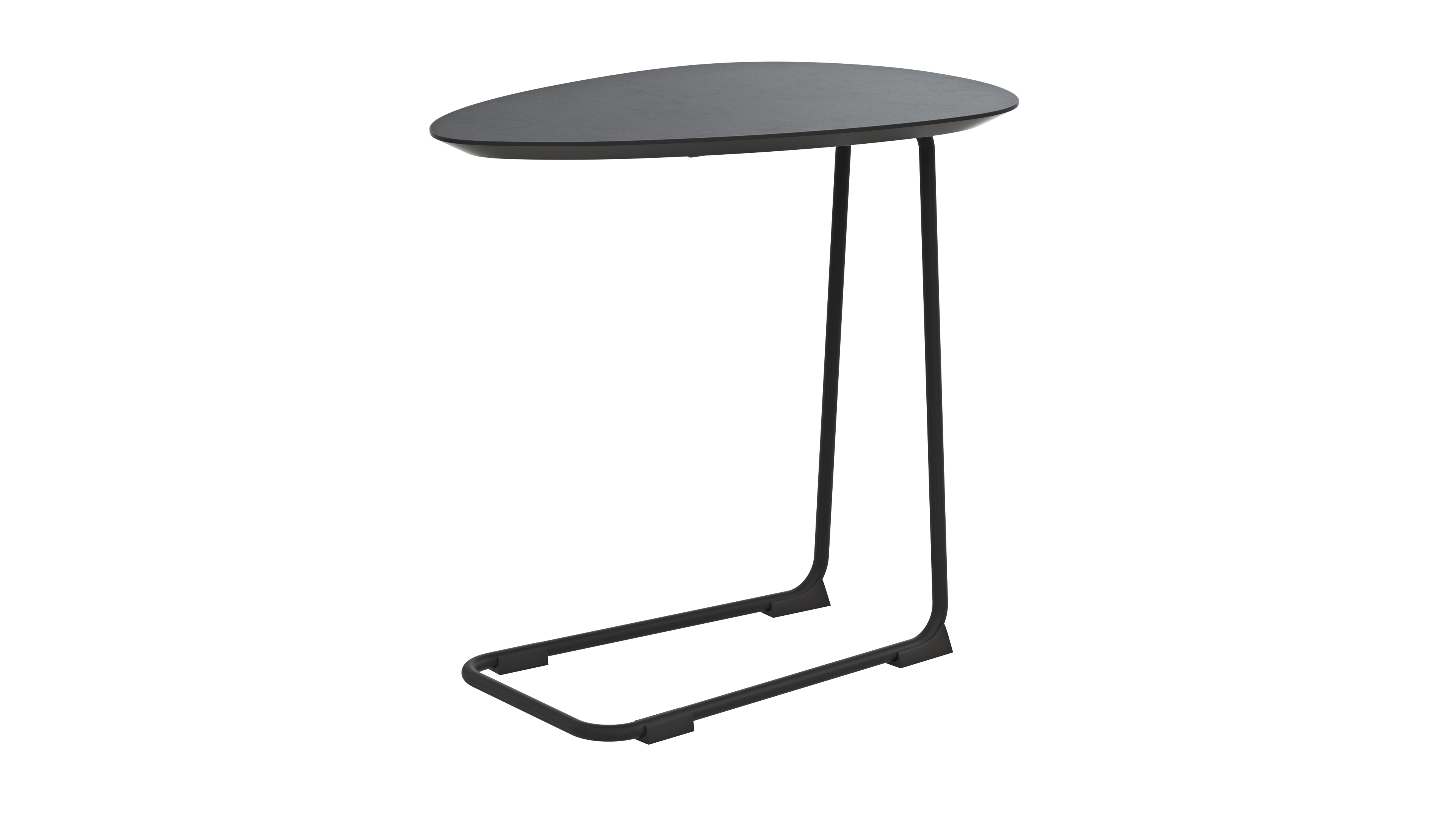 Sofatisch Fano - LBH ca. 57x39x54 cm, Fenix, Schwarz 109070
