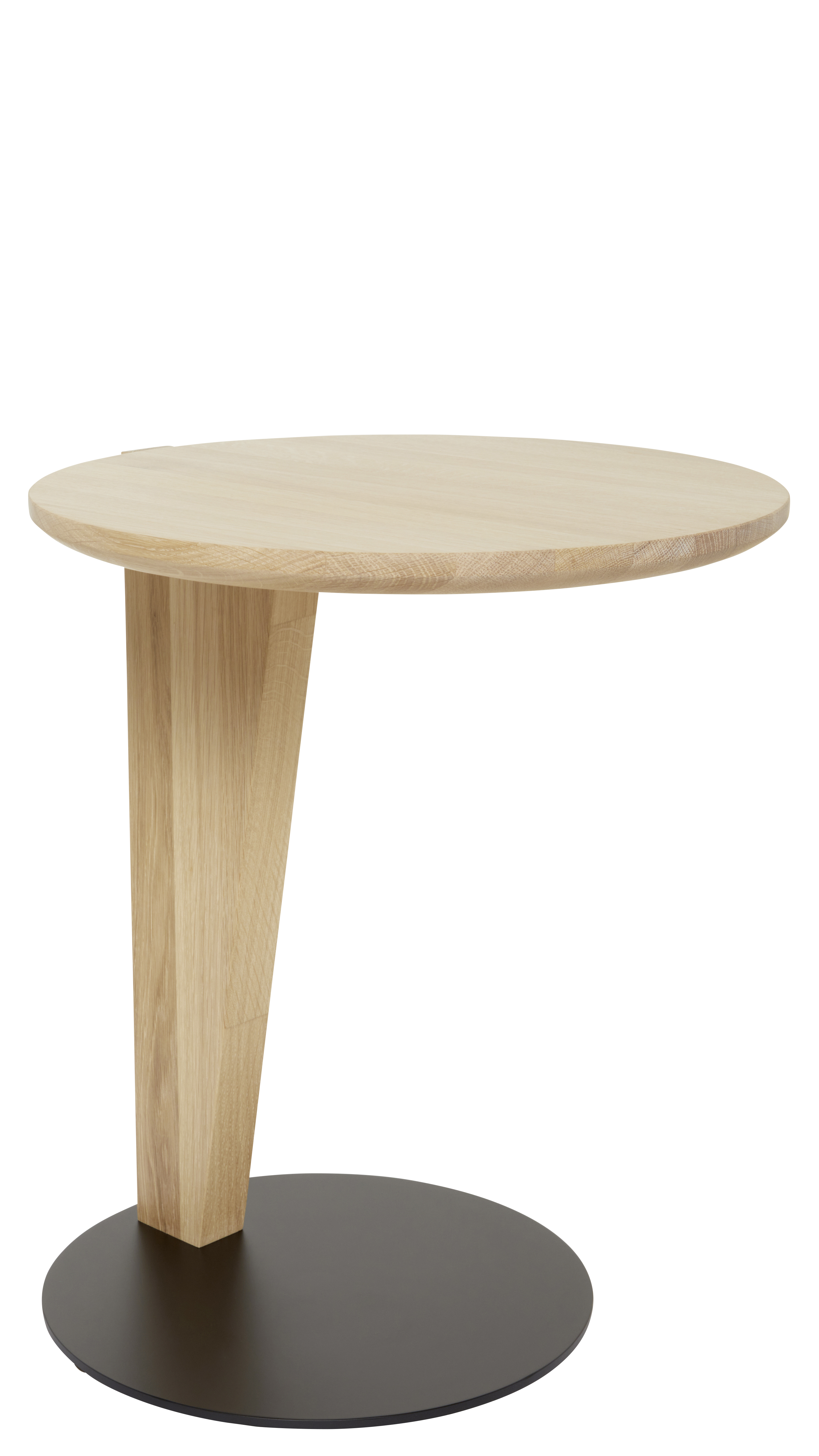 Beistelltisch Cono - DH ca. 42x41 cm, Eiche massiv, Bianco 9150073