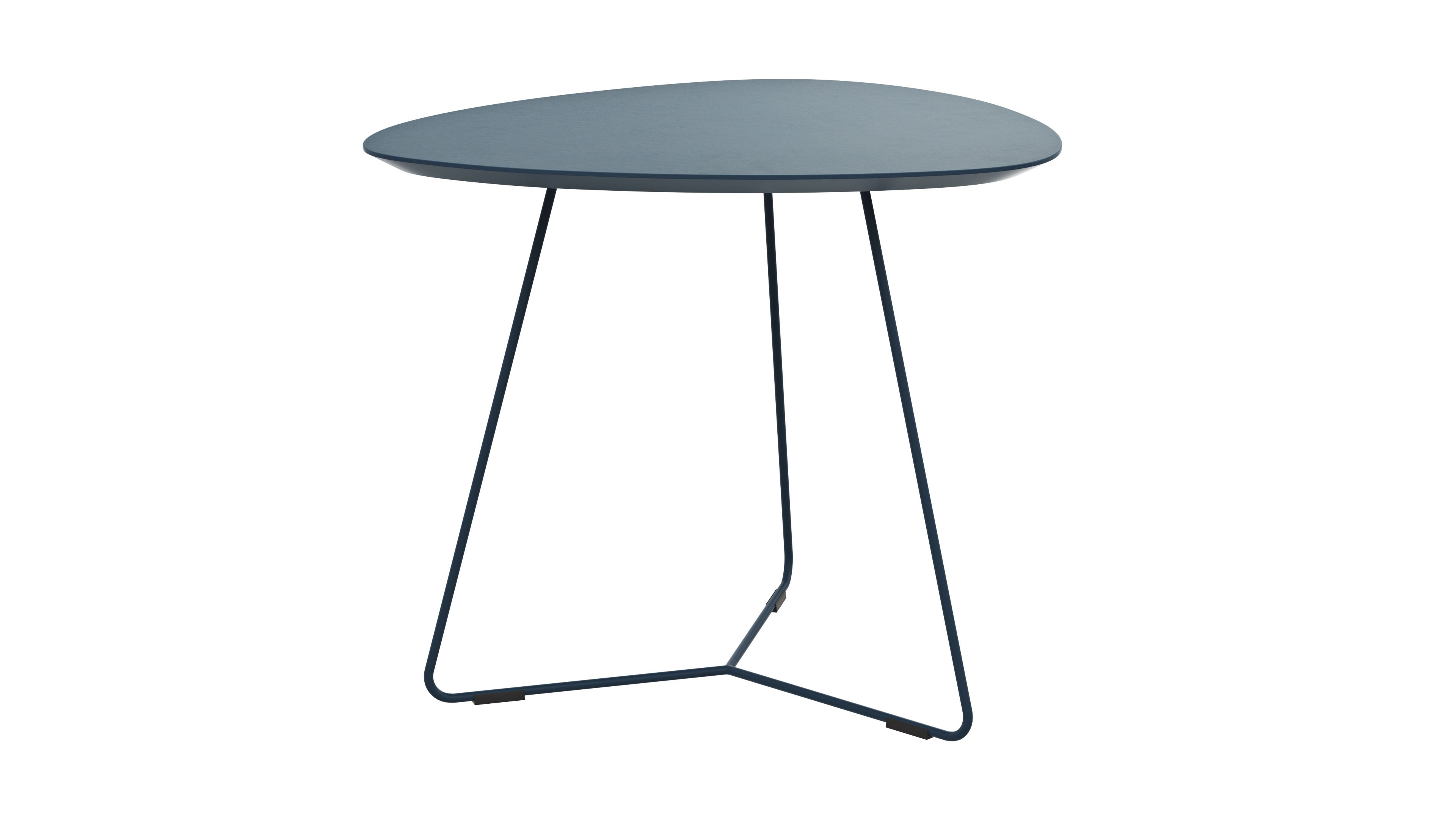 Ecktisch Fano - LBH ca. 59x50x50 cm, Fenix, Dunkelblau 3027548