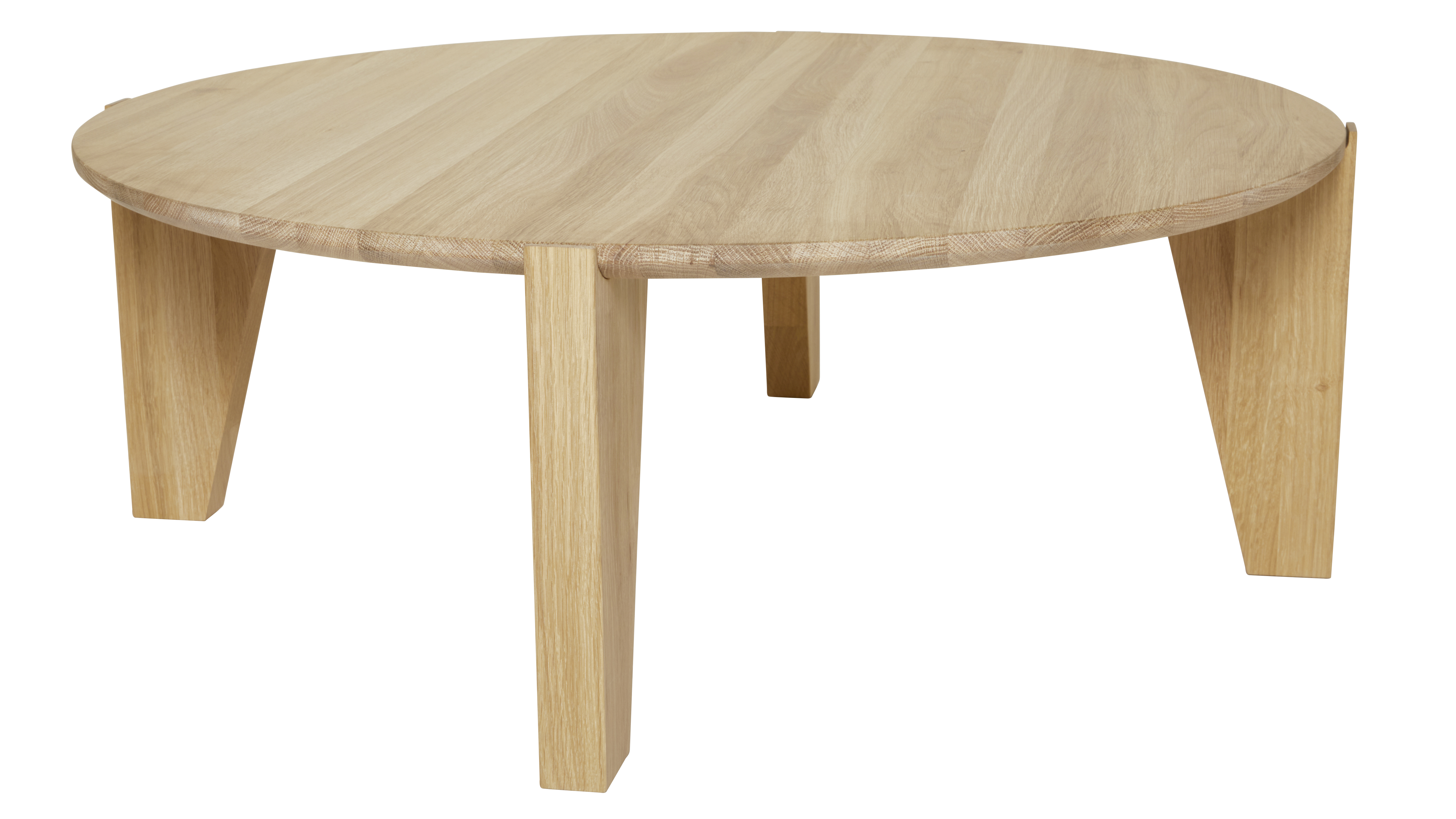 Couchtisch Cono - DH ca. 90x42 cm, Eiche massiv Bianco 9150085