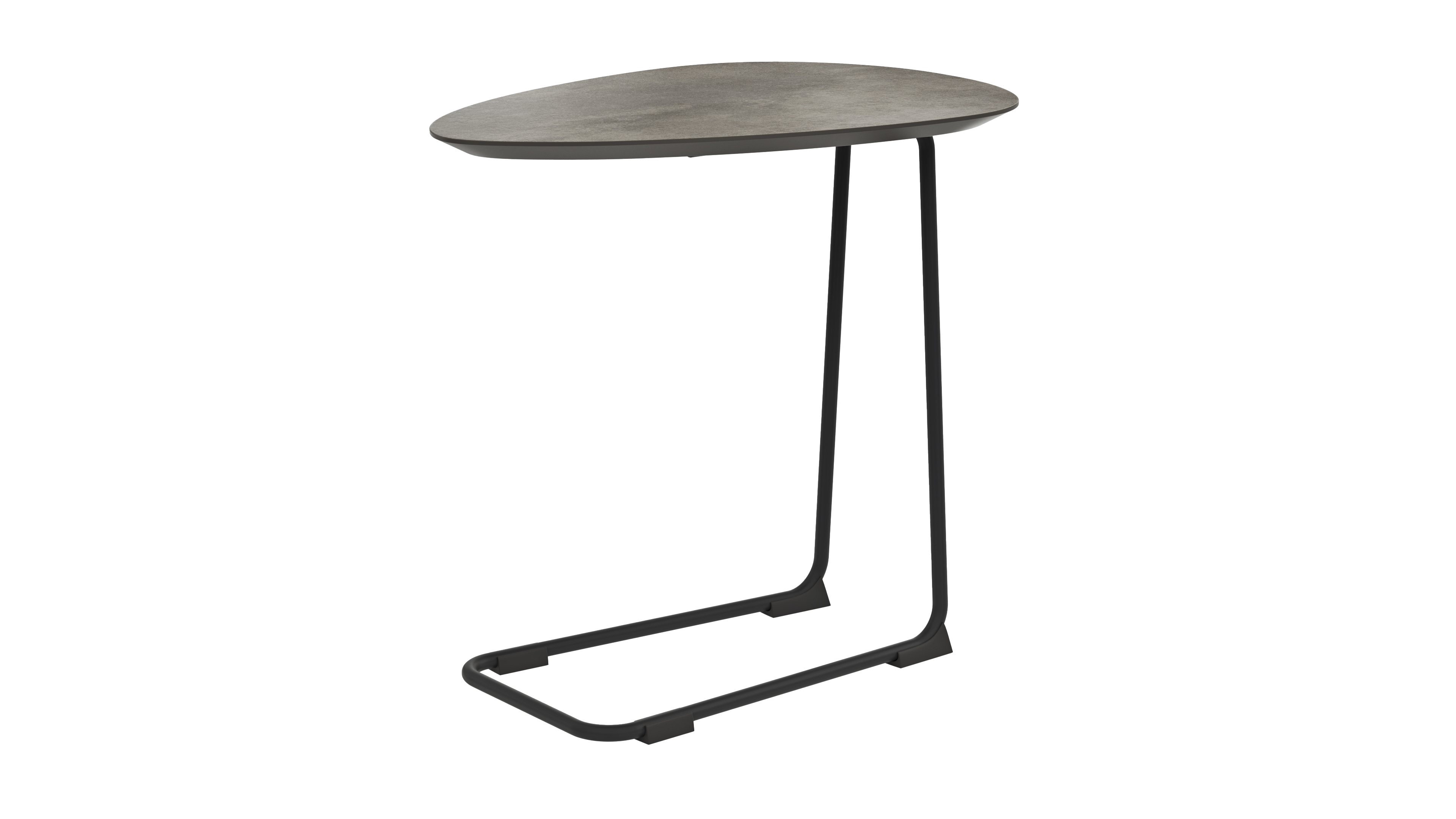 Sofatisch Fano - LBH ca. 57x39x54 cm, HPL Laminat, Graubraun 109126
