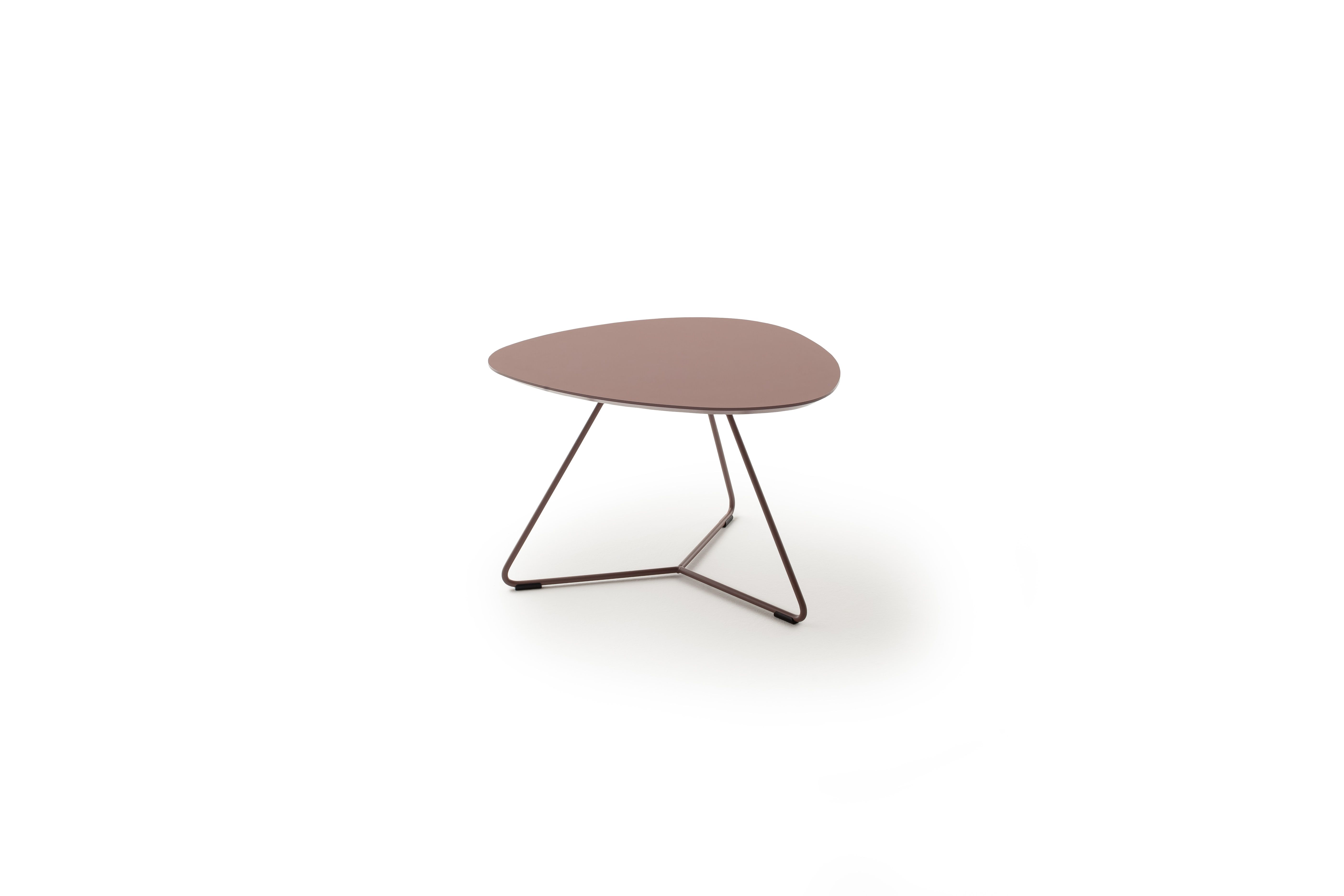 Couchtisch Fano - LBH ca. 67x60x43 cm, Fenix, Bordeaux 146530