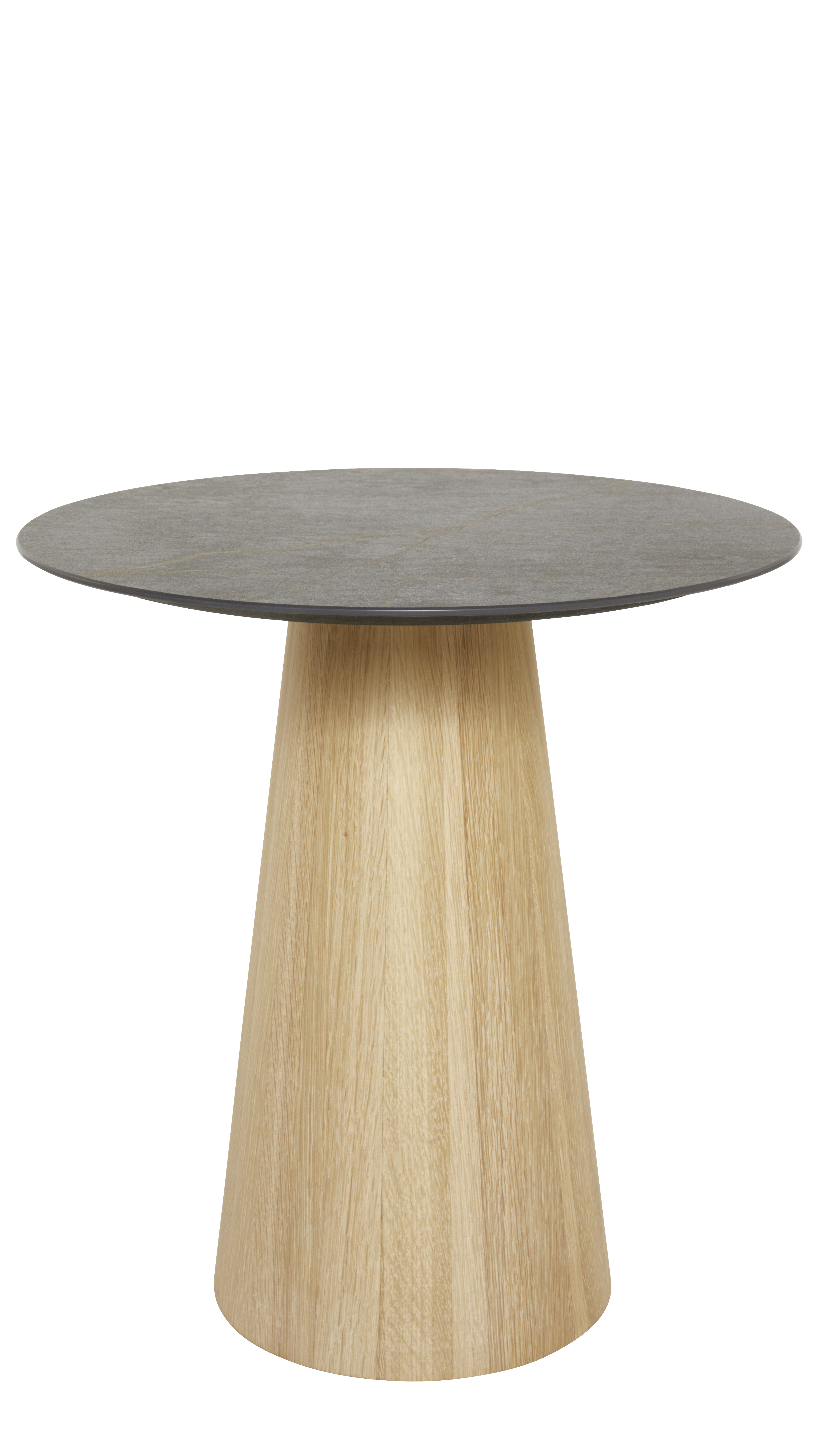 Beistelltisch Cono - DH ca. 40x45 cm, Keramik, Graubraun 9150031