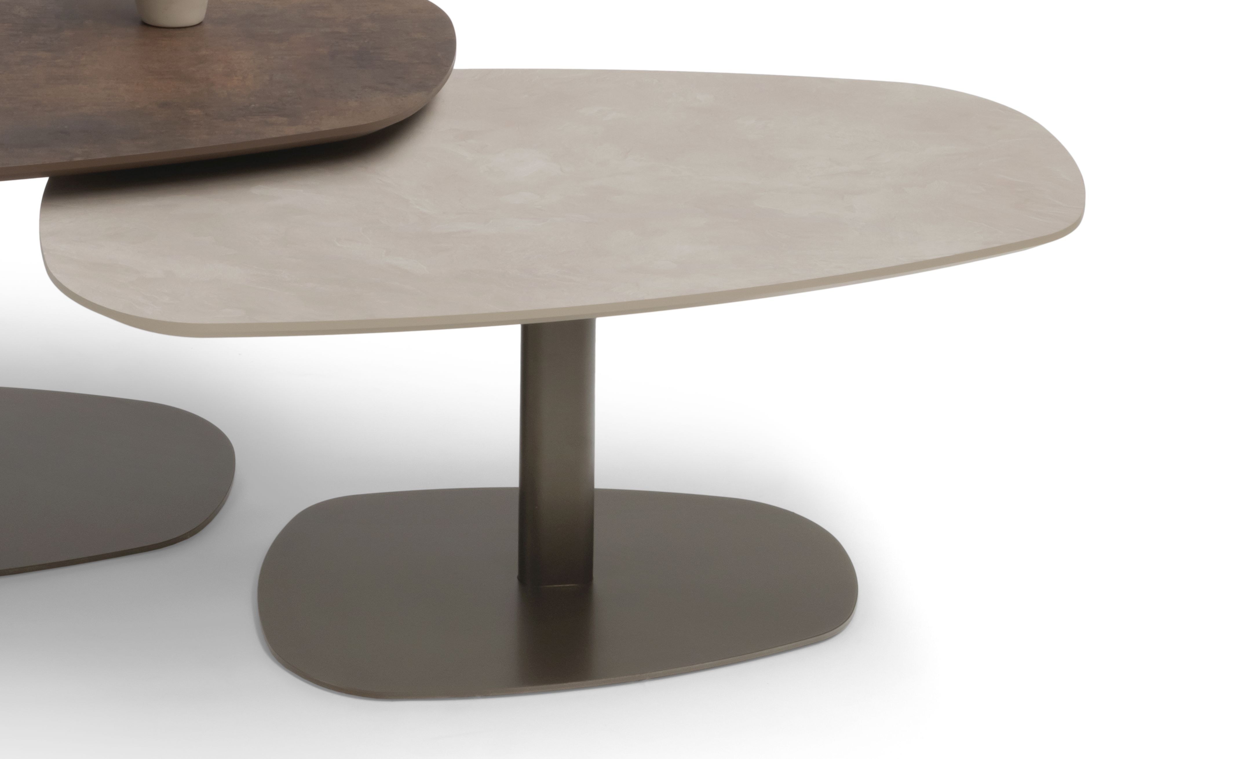 Couchtisch Fano-Hit - LBH ca. 85x60x35 cm, HPL, Sandstone 9150714