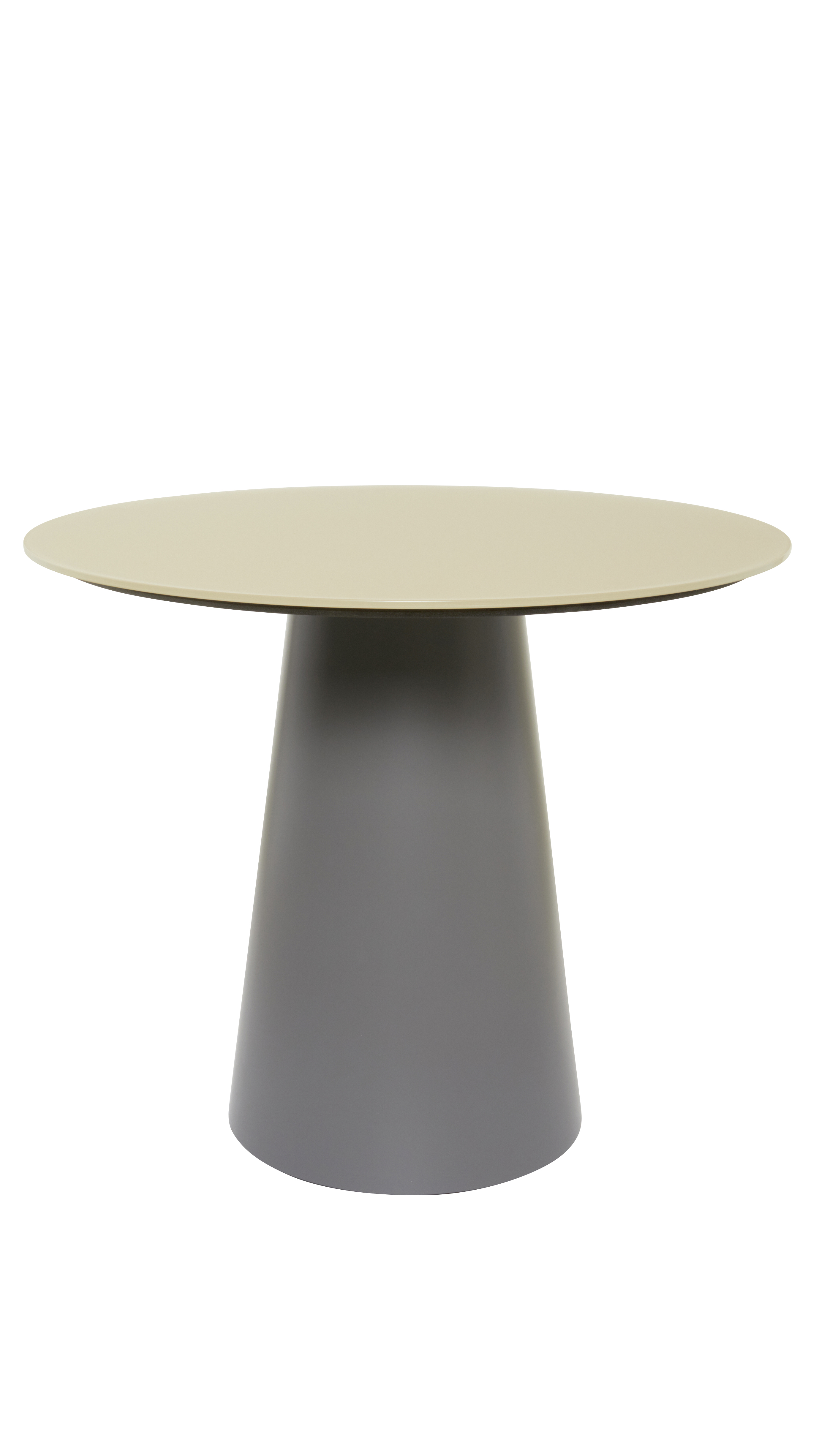 Beistelltisch Cono - DH ca. 60x52 cm, Glas, Mandel 9152186