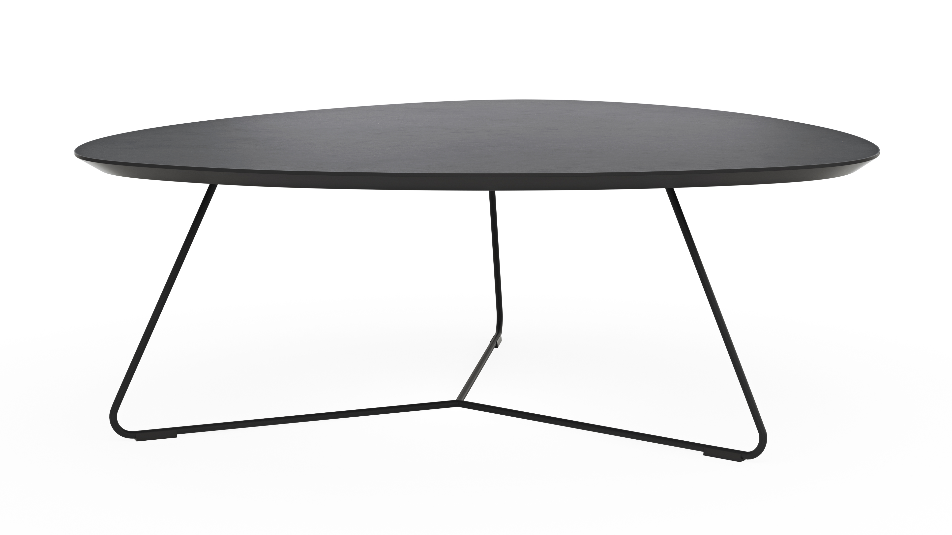 Couchtisch Fano - LBH ca. 87x78x33 cm, Fenix, Schwarz 109056