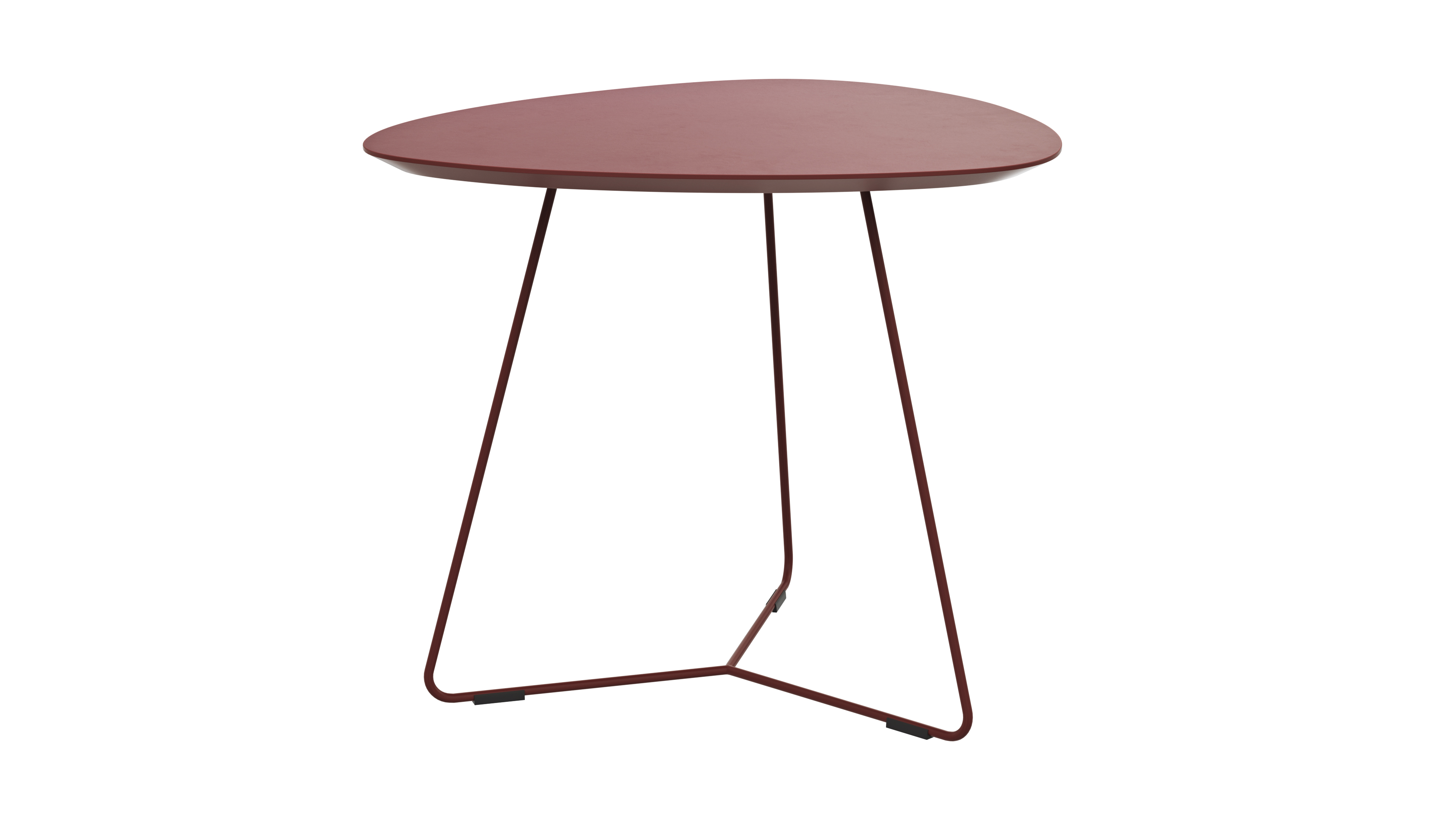 Couchtisch Fano - LBH ca. 67x60x38 cm, Fenix, Bordeaux 147386