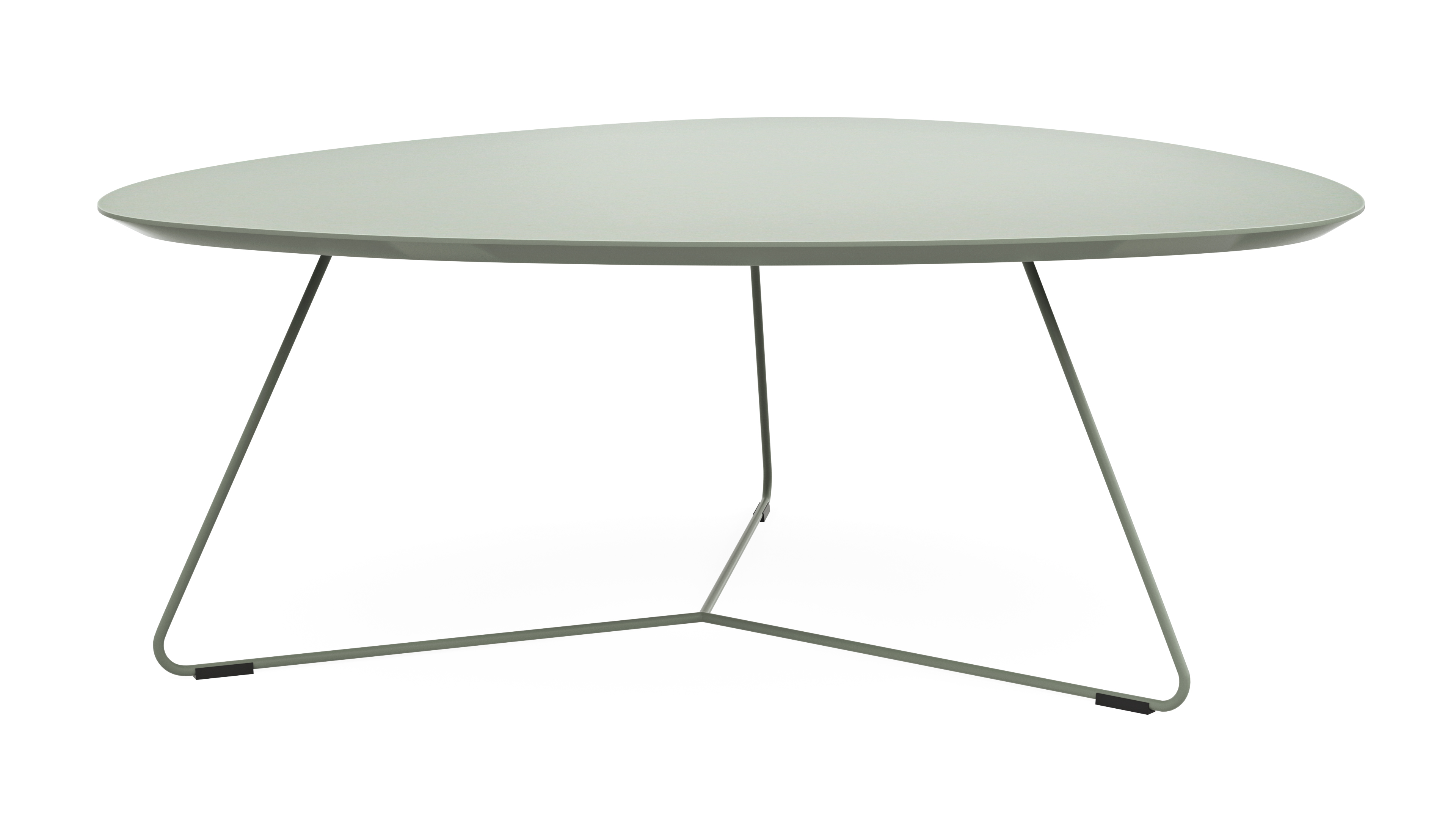 Couchtisch Fano - LBH ca. 96x86x38 cm, Fenix, Olivgrün 3027489