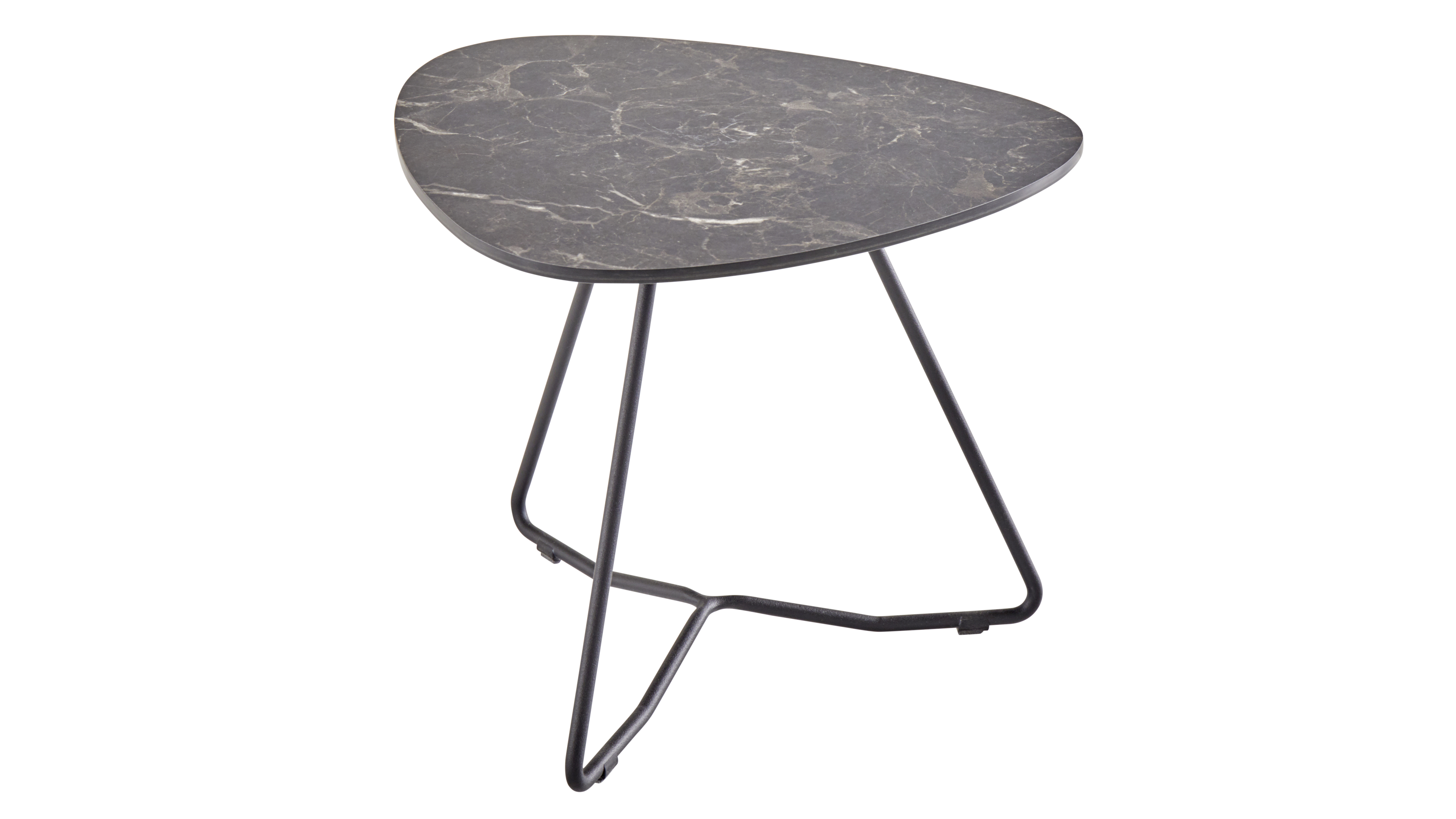 Couchtisch Oliva - LBH ca. 42x40x33 cm, HPL, Anthrazit 9151647