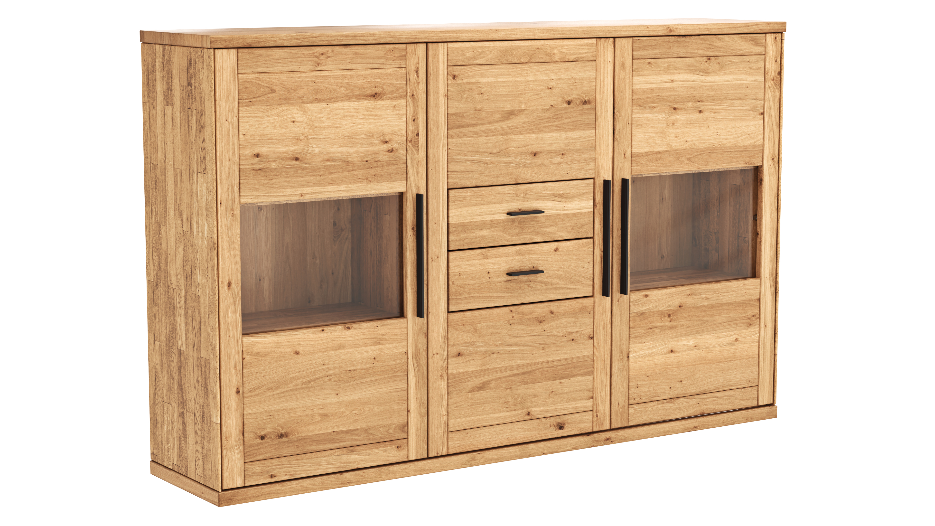 Highboard Faro 6.0 - Wildeiche massiv, natur, geölt 142050
