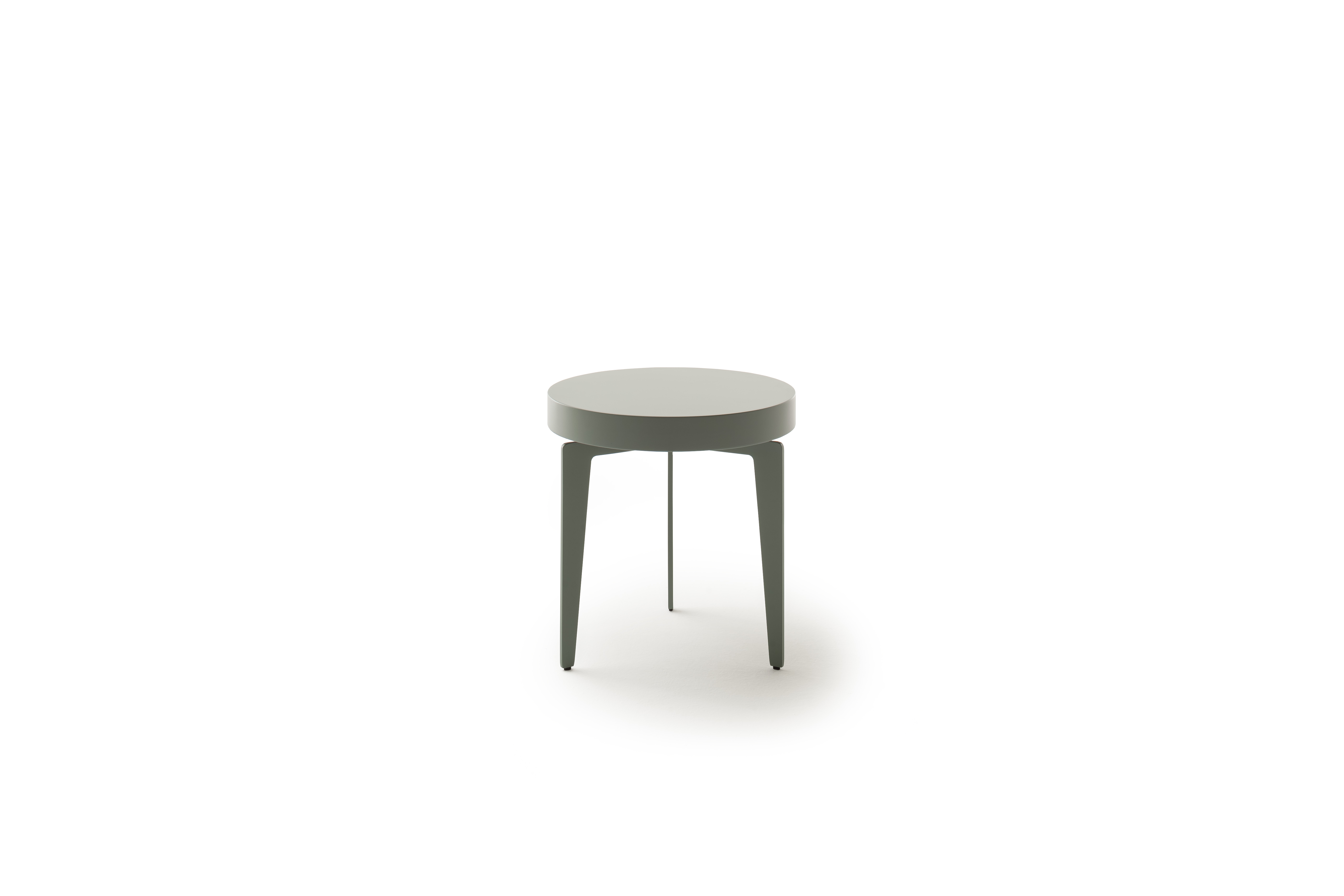 Beistelltisch Loretto - Rund ca. 45 cm, Lack, Salbei 200003
