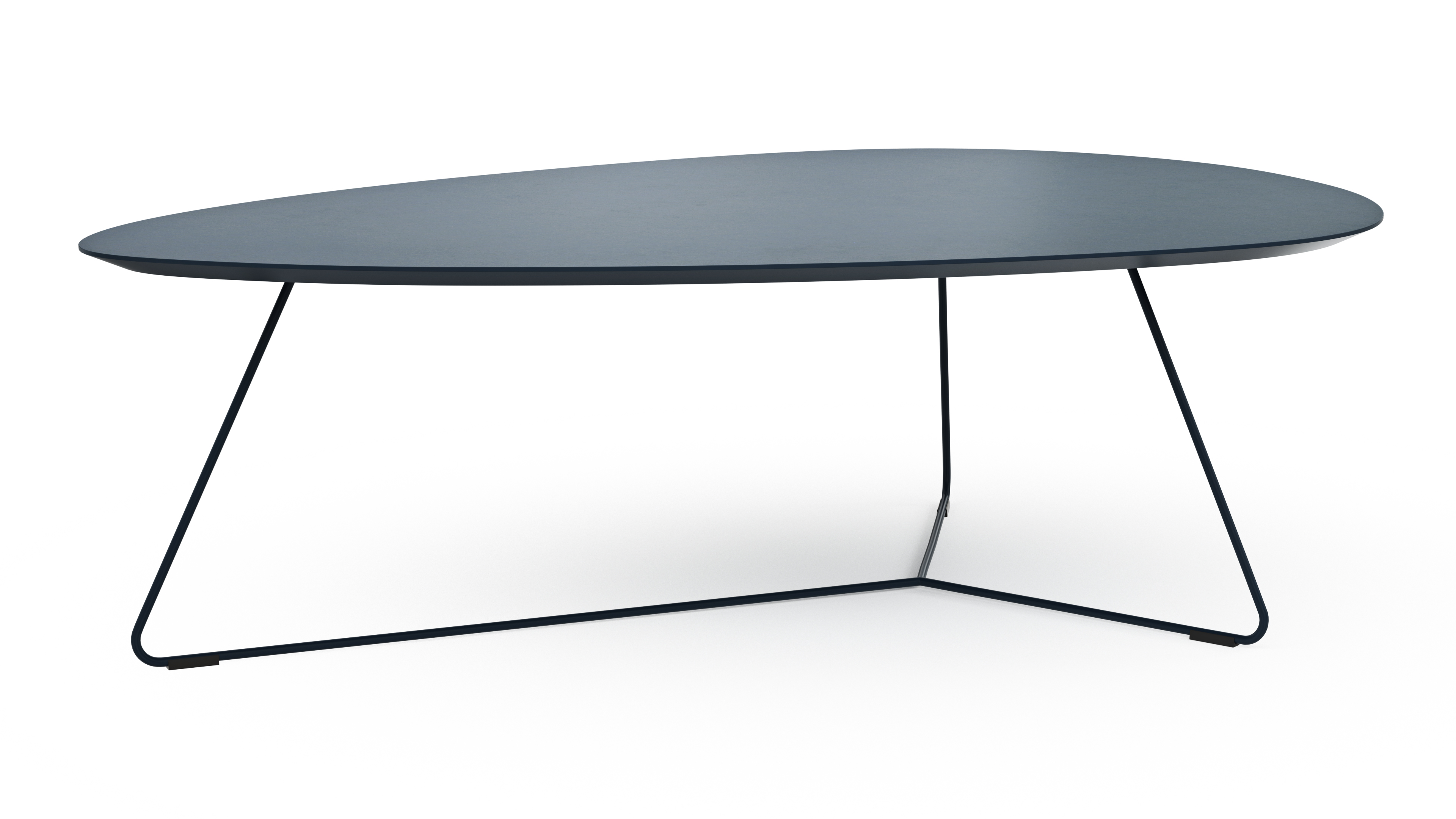 Couchtisch Fano - LBH ca. 121x75x38 cm, Fenix, Dunkelblau 3027459