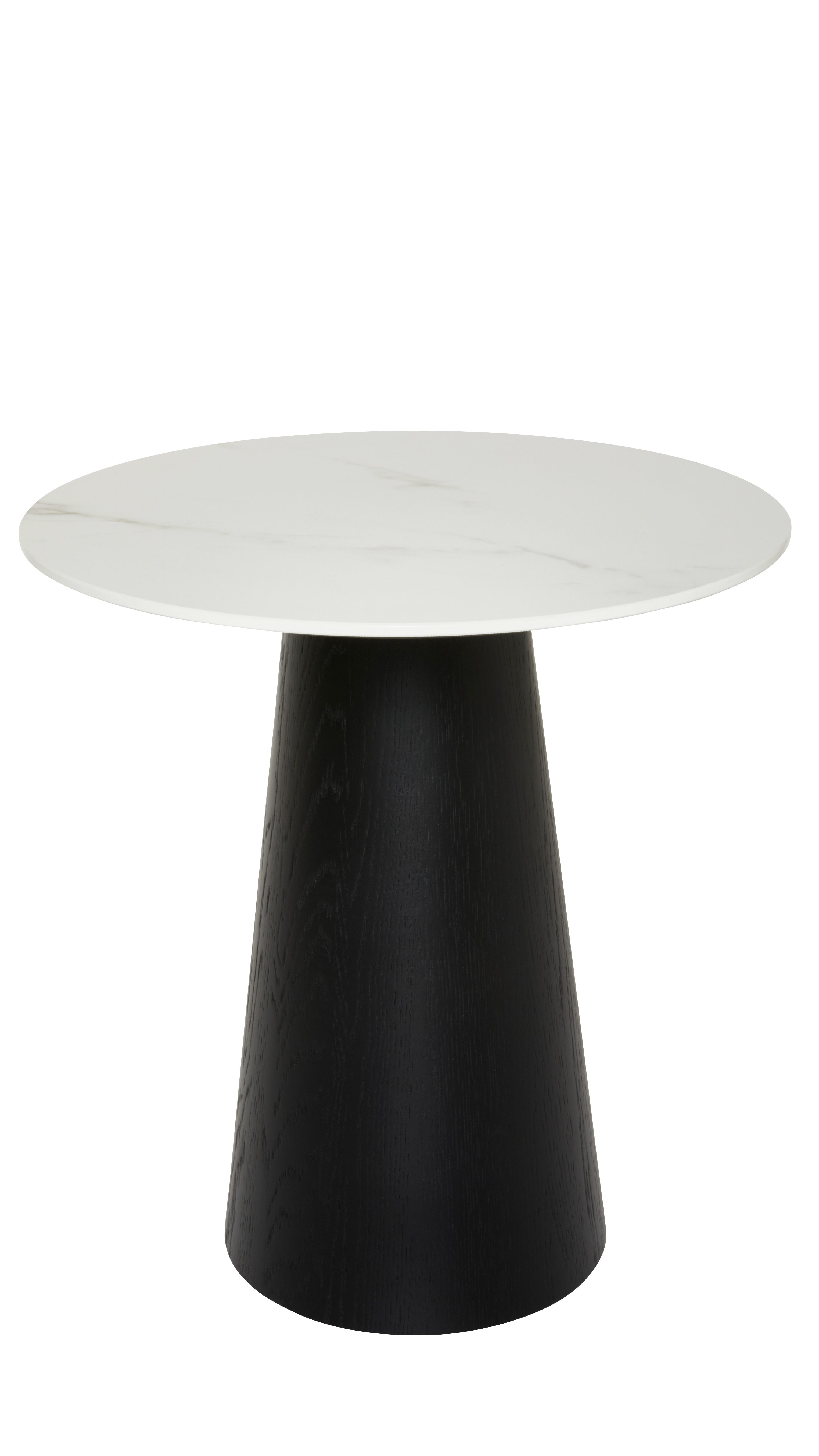 Beistelltisch Cono - DH ca. 40x45 cm, Keramik, Weiß 3027075