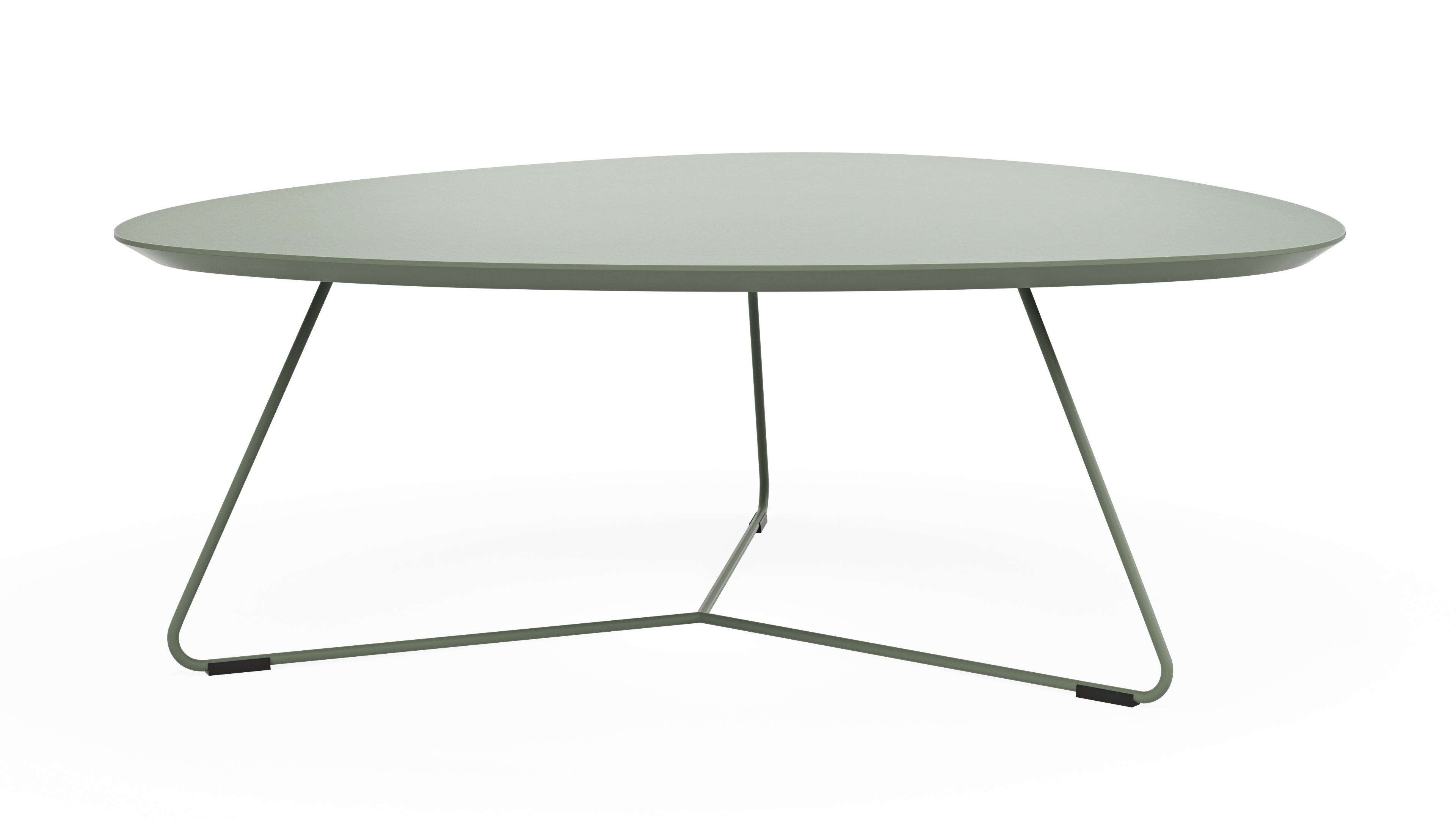 Couchtisch Fano - LBH ca. 87x78x33 cm, Fenix, Olivgrün 3027542