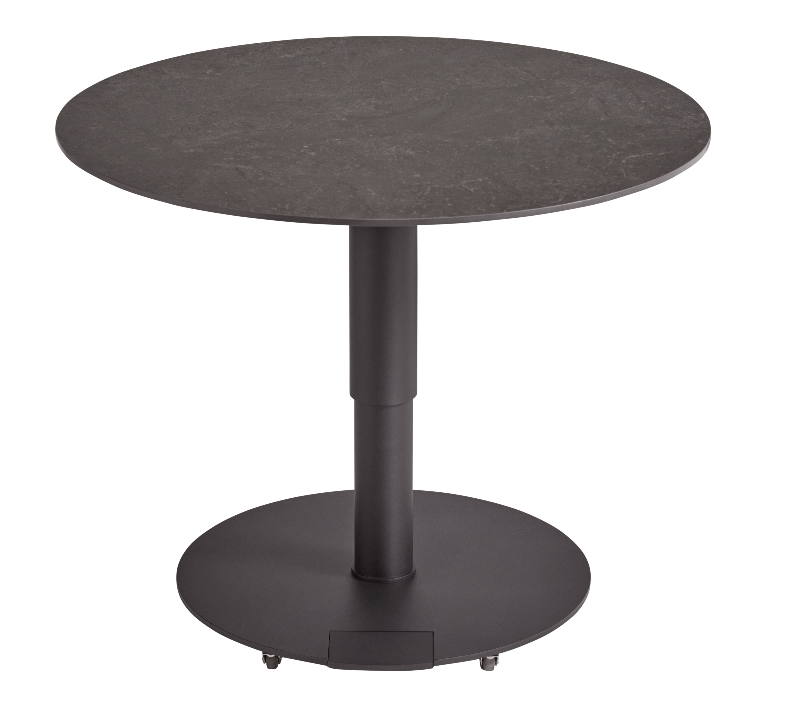 Couchtisch Camas - LBH ca. 75x75x42 cm, Keramik, Schwarz 9154560
