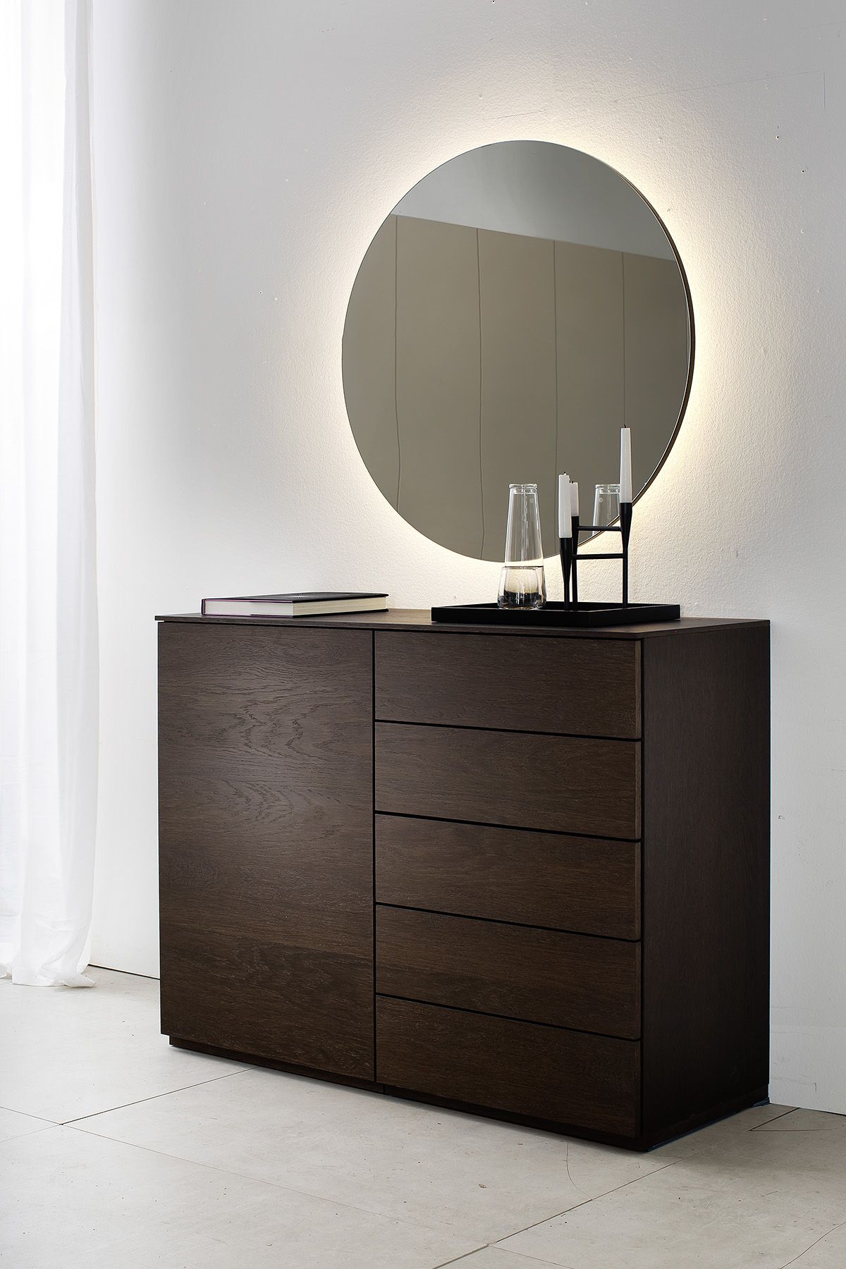 Kommode Matera - Wildeiche, Espresso 133149