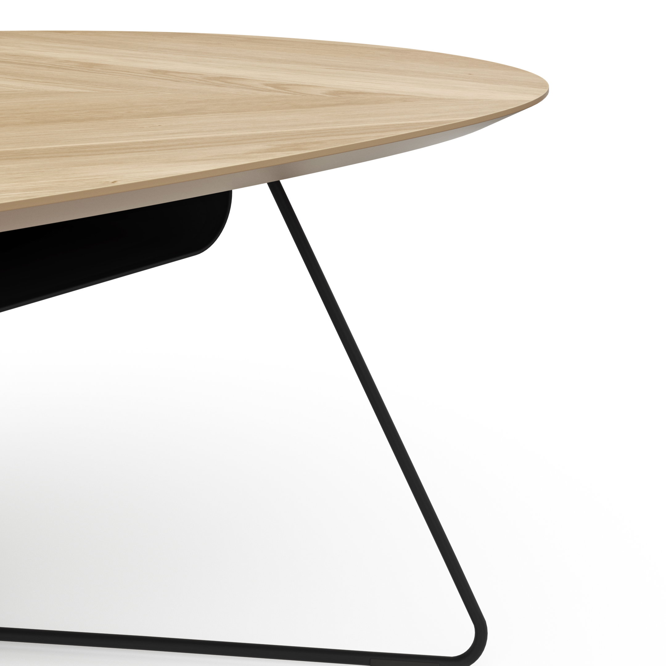 Couchtisch Fano - LBH ca. 121x75x38 cm, Eiche natur, Furnier
