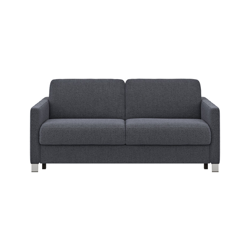 Sofa Nuoro - 2,5-Sitzer inkl. Schlaffunktion, Armlehne schmal, Stoff, Eisblau