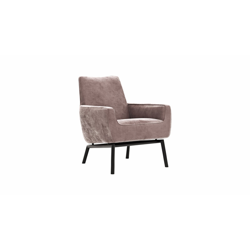 Sessel Matina - Größe L, Velour, Mauve