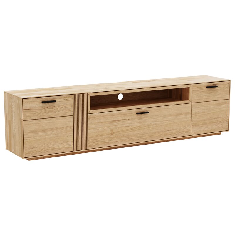 Lowboard Estana - Eiche massiv, legno