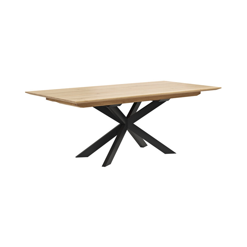 Esstisch Talara Lola - beidseitig ausziehbar, LB ca. 200x100cm, Wildeiche Bianco