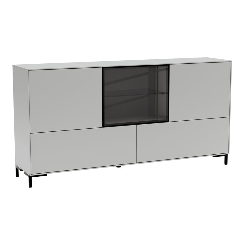 Sideboard Medio - Lack, Weiß