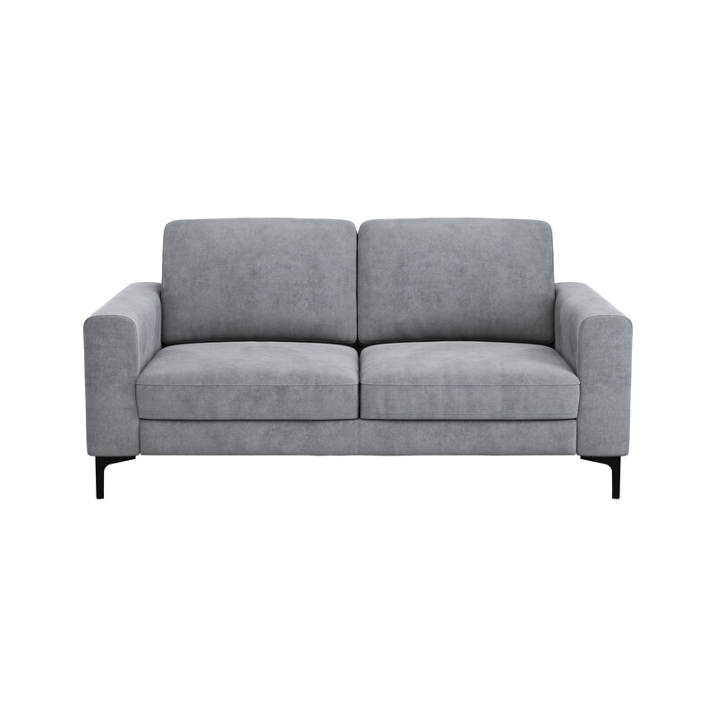 Sofa Oviedo - 2-Sitzer, Stoff, Grau