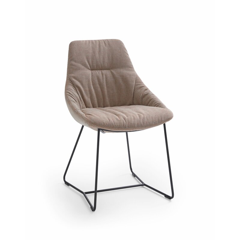 Stuhl Pegara - Stoff, Beige
