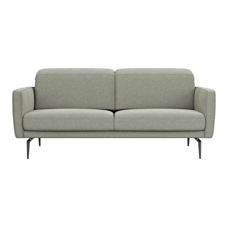 Sofa Estrela 2.0 - 2,5-Sitzer inkl. Kopfteil/Armteil verstellbar und Sitzvorzug motorisch, Stoff, Limone