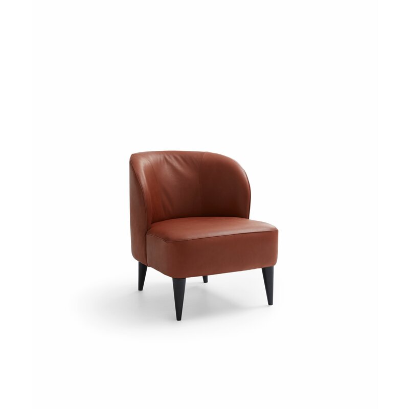 Sessel Cuneo - Leder, Cognac