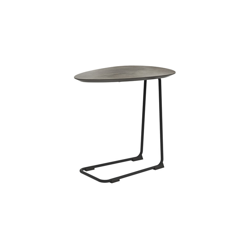 Sofatisch Fano - LBH ca. 57x39x54 cm, HPL Laminat, Graubraun