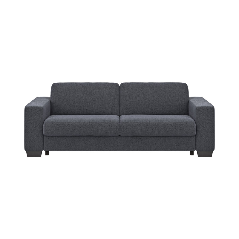 Sofa Nuoro - 3-Sitzer inkl. Schlaffunktion, Stoff, Eisblau