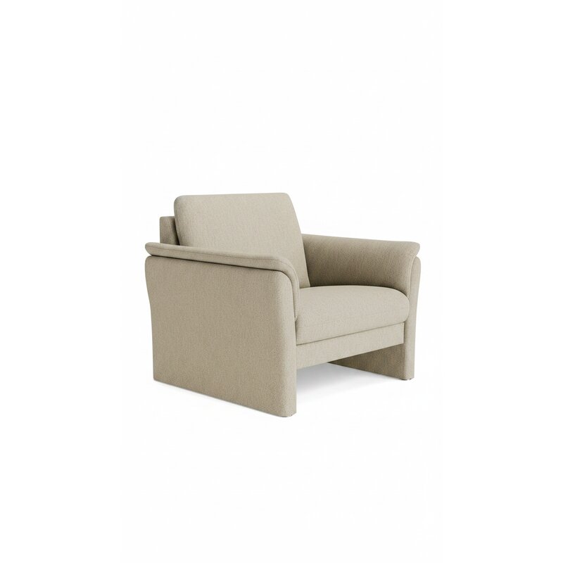 Sessel Gomera - Stoff, Graubeige