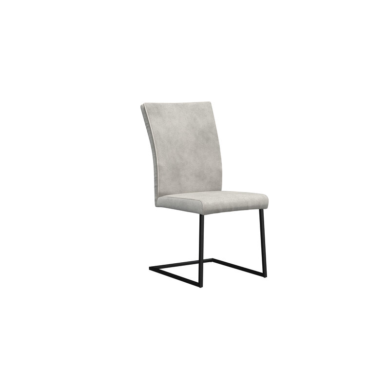 Freischwinger Florea - Stoff, Grau