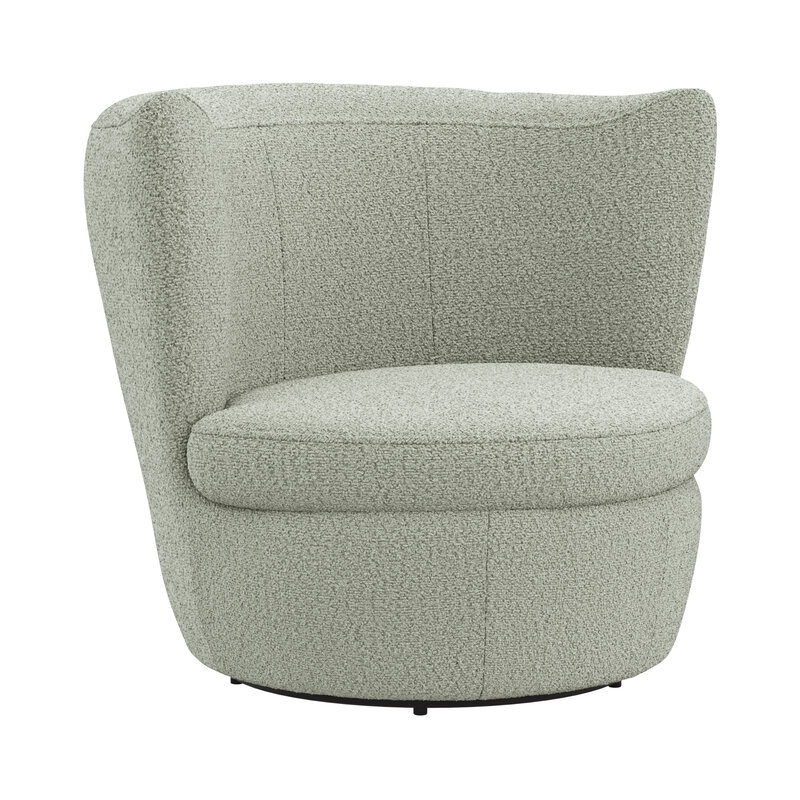 Sessel Cativa - drehbar, Stoff, Mint