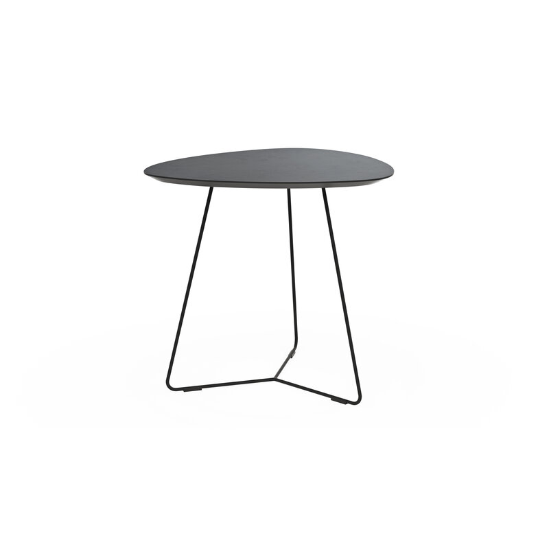 Ecktisch Fano - LBH ca. 59x50x55 cm, Fenix, Schwarz
