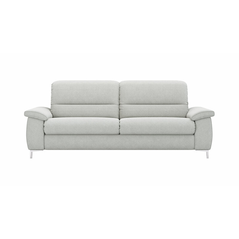 Sofa Cornella Plus - 2,5-Sitzer, Stoff, Hellgrau