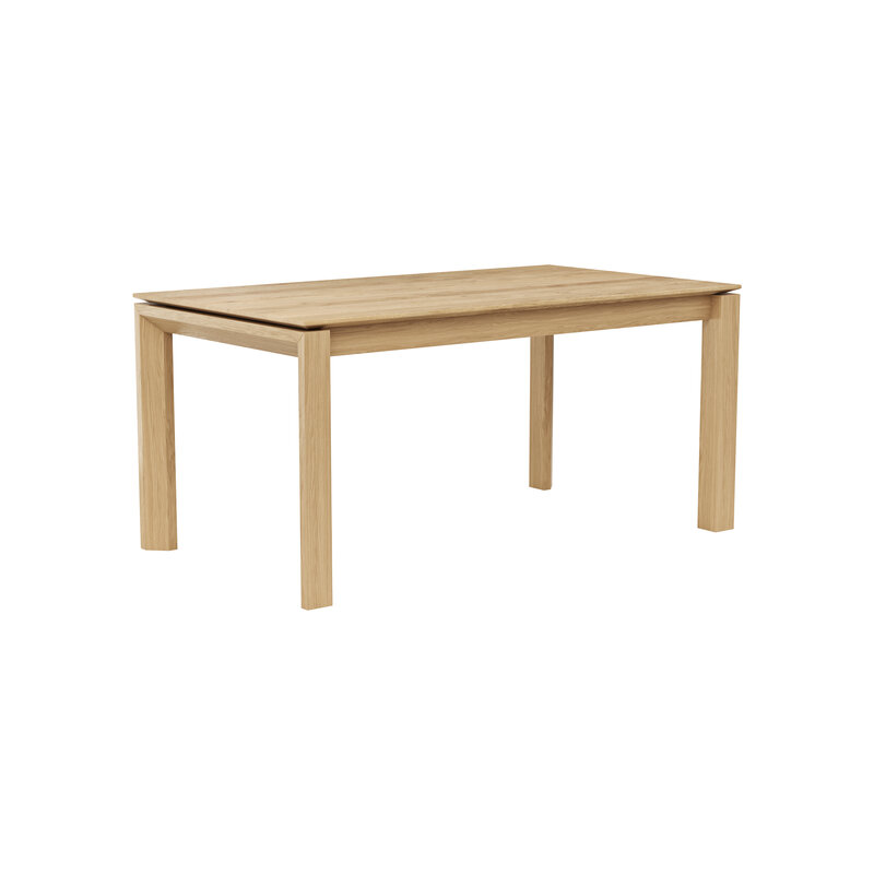Esstisch 5000 - LB ca. 160x90 cm, Eiche massiv, Bianco