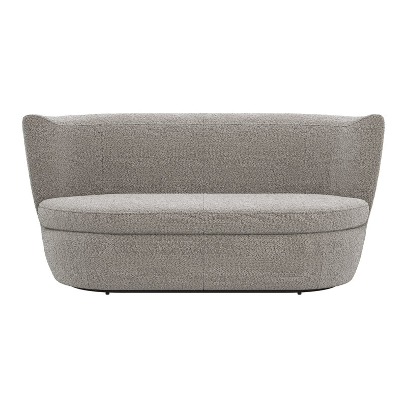Sofa Cativa - 2-Sitzer, Stoff, Graubeige