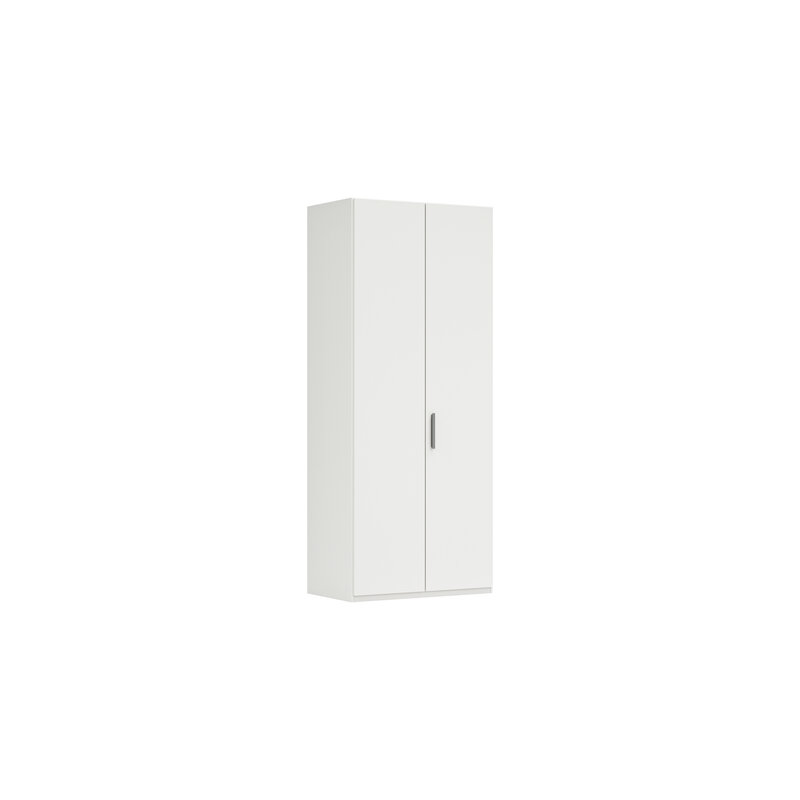 Drehtürenschrank Viana - B. ca. 101 cm, Lack, Weiß
