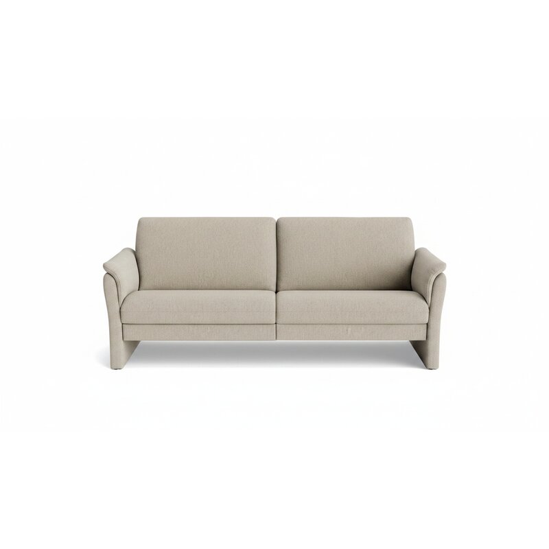 Sofa Gomera - 3-Sitzer, Stoff, Graubeige
