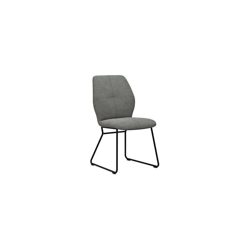 Stuhl Dinner - Stoff, Grau