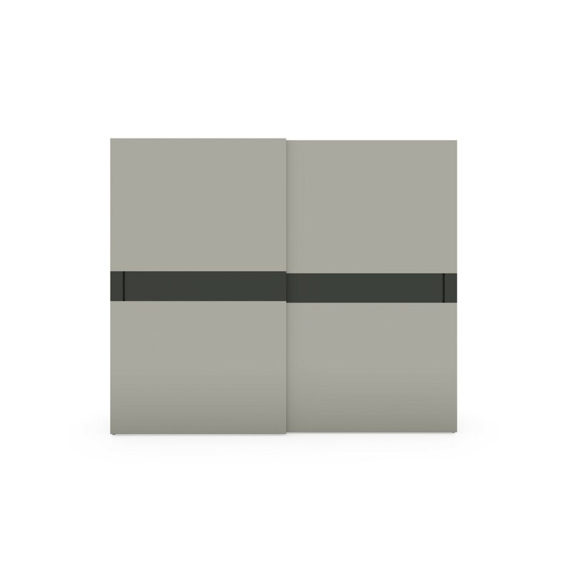 Schiebetürenschrank Loretto - B ca. 280 cm, Lack matt, Perlmutt