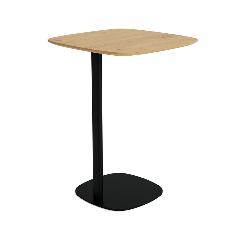 Beistelltisch Volaris N - BHT ca. 40x54x40 cm, Eiche massiv, Bianco