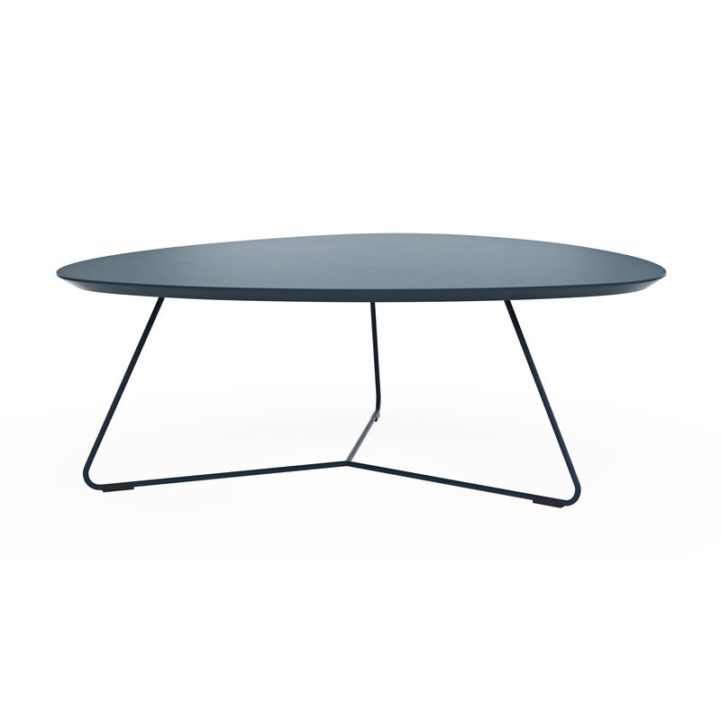 Couchtisch Fano - LBH ca. 87x78x33 cm, Fenix dunkelblau