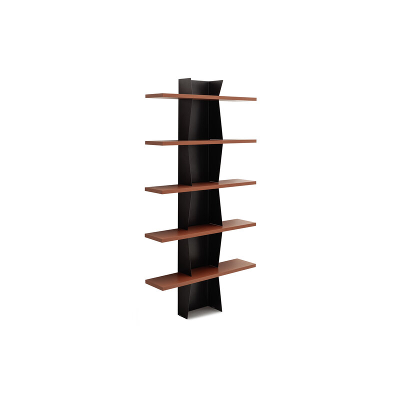 Wandboard Venzone - BHT 108x210x25 cm, Anthrazit, Campari